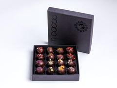 16 count box of Seriously? Truffles by M. Cacao