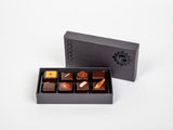 box of chocolates with 8 pieces for the chef collection